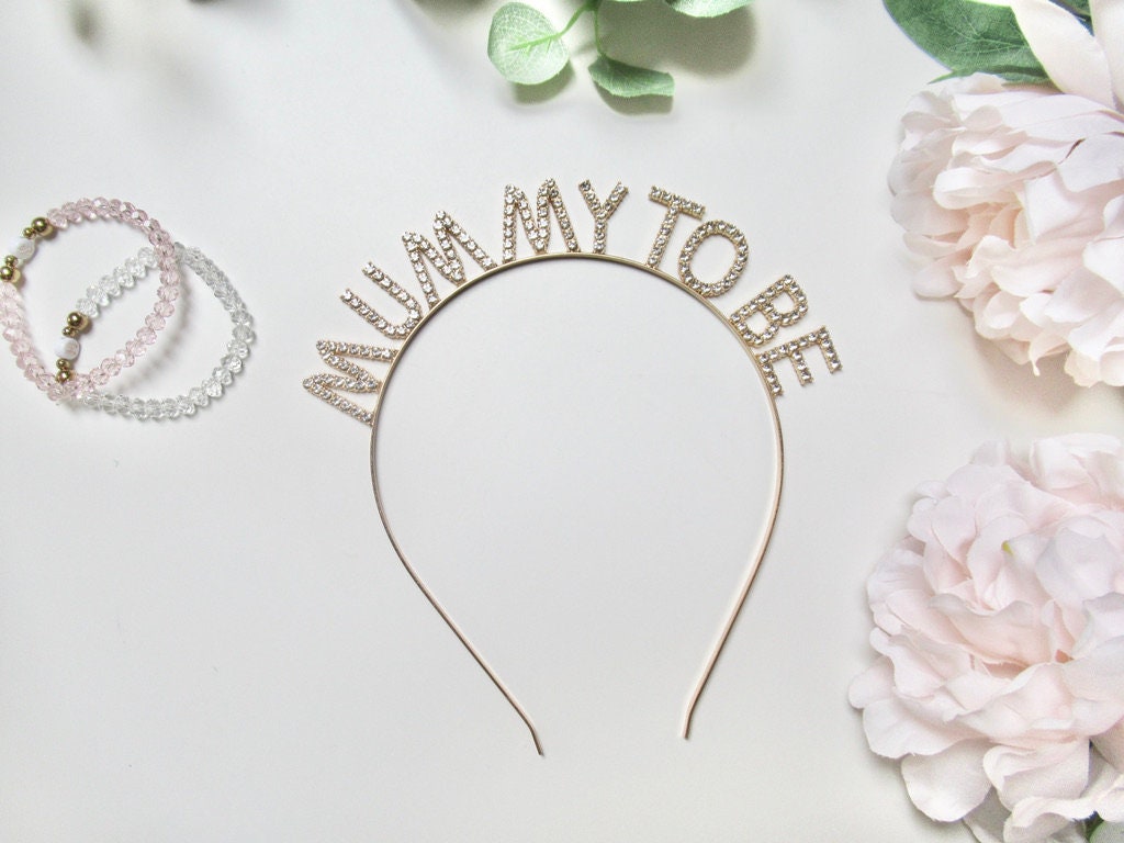 Mummy to Be Diamante Hairband - Rose Gold, Gold, Silver