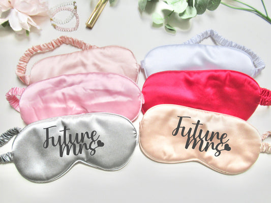 Future Mrs Satin Eye Mask