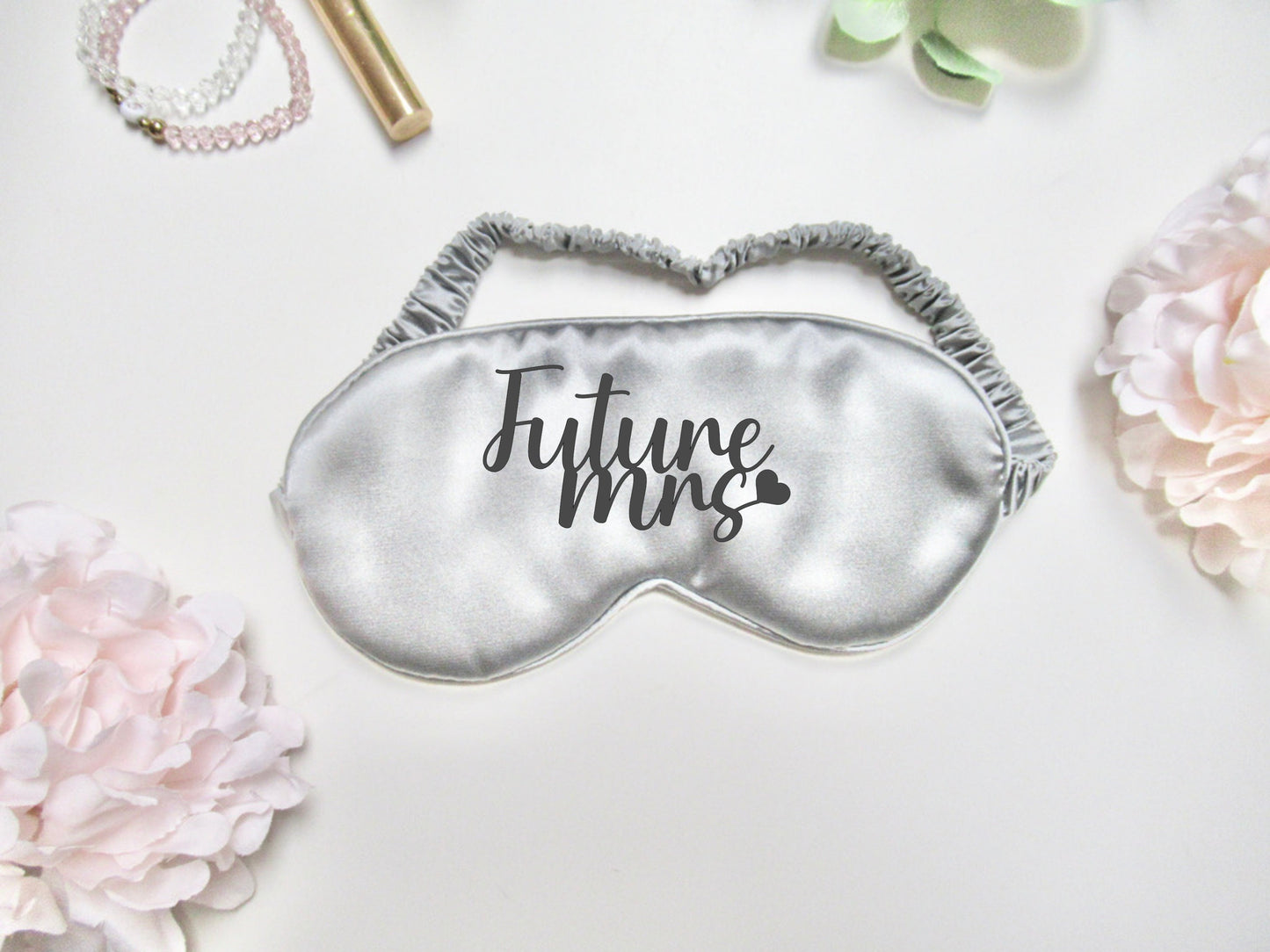 Future Mrs Satin Eye Mask