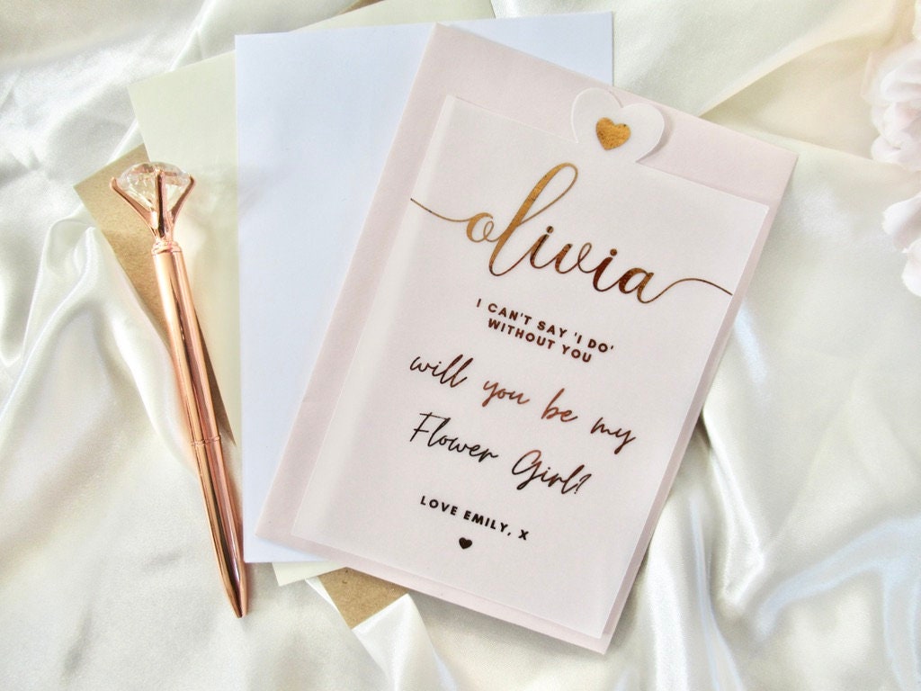 I Cant Say I Do Without You - Will You Be My Bridesmaid Vellum Paper