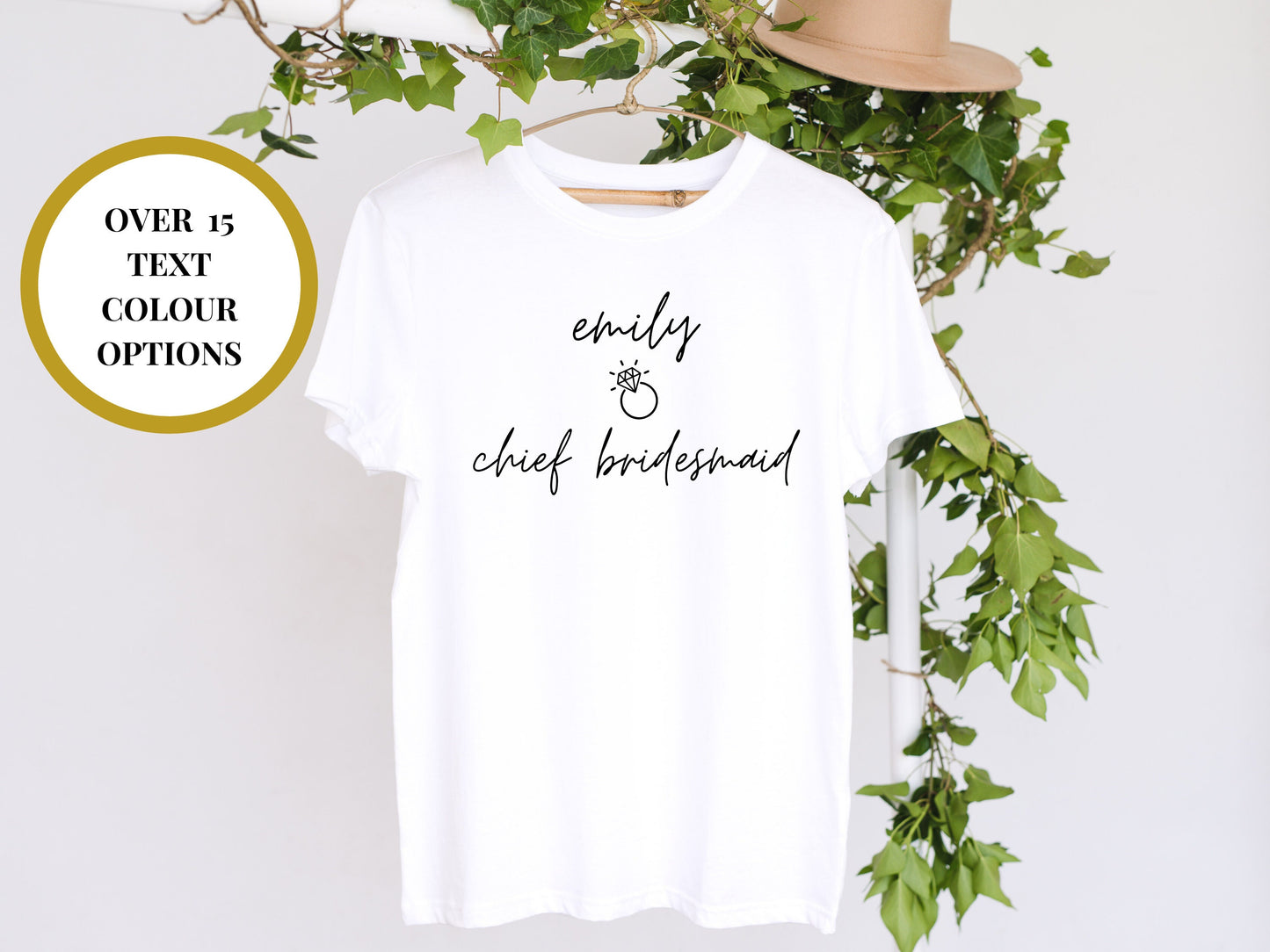 Chief Bridesmaid T Shirt