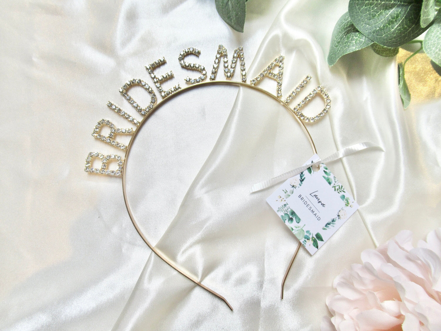 Bridesmaid Diamante Hairband - Gold/ Silver/ Rose Gold