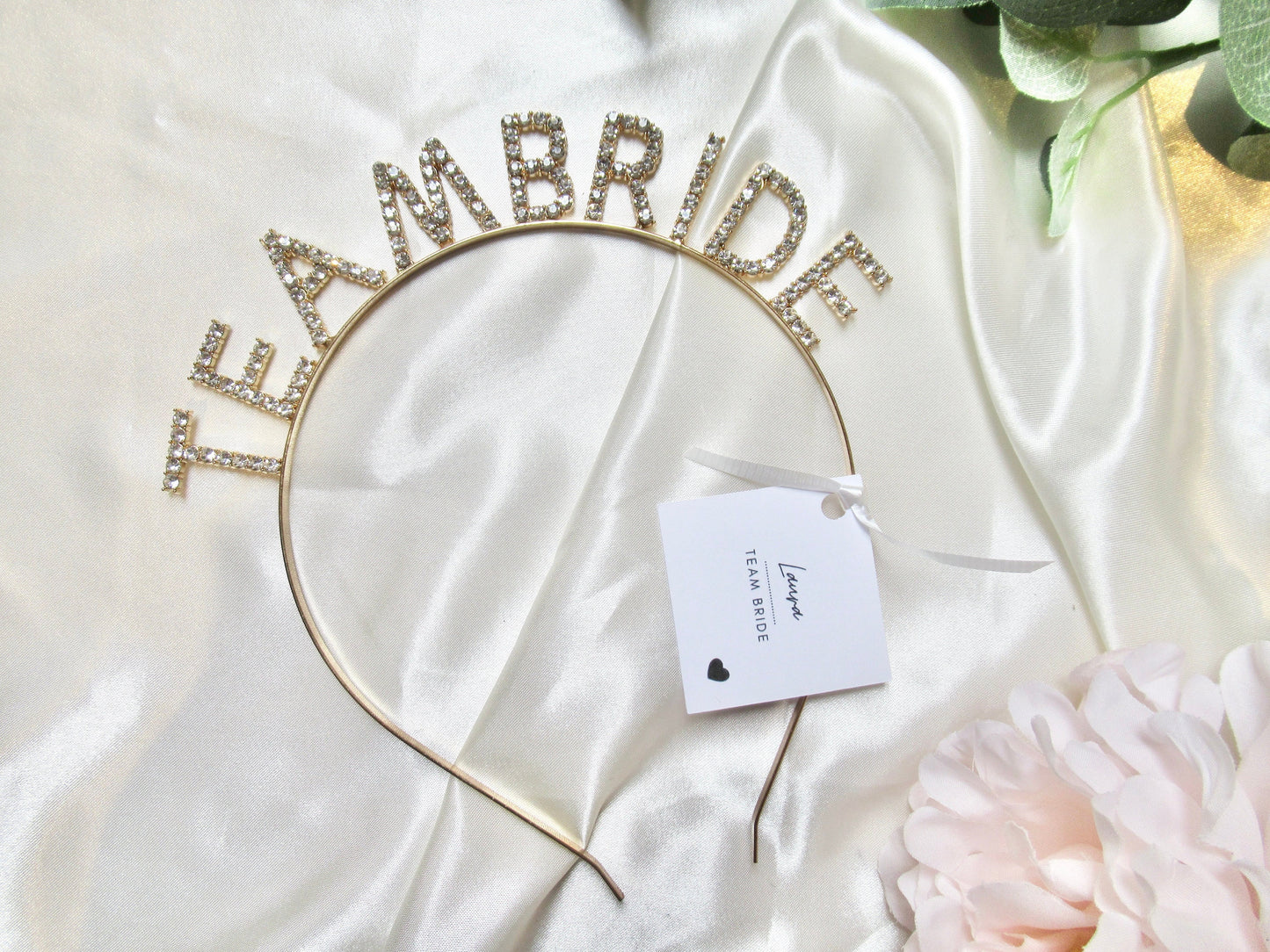 Team Bride Hen Party Diamante Hairband