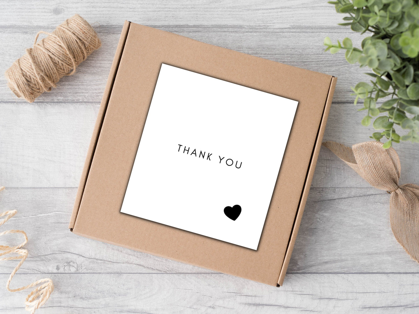 Thank You Gift Bag Wedding Sticker