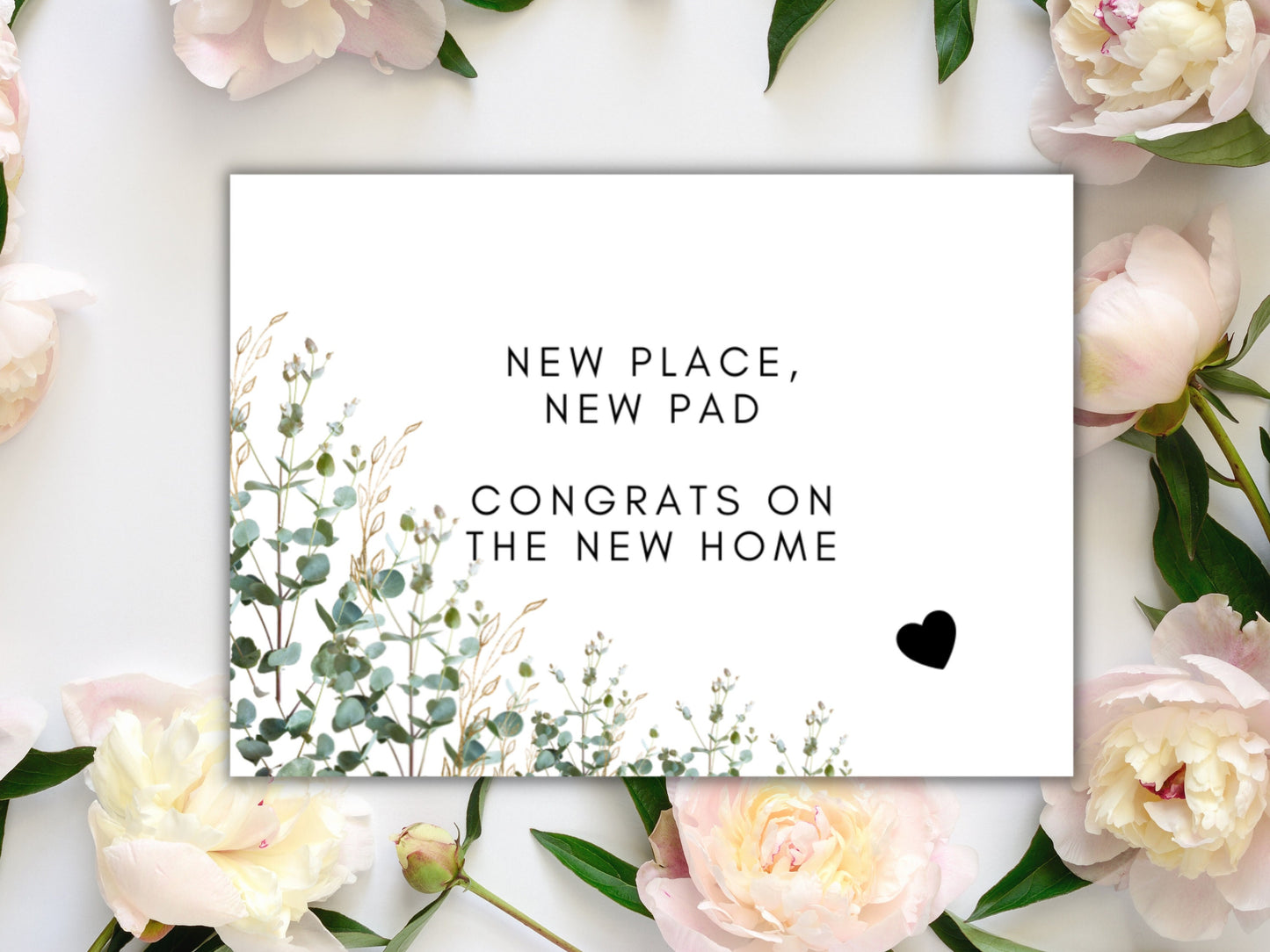 New Place New Pad - Congratulations on your New Home Prosecco Bottle Label