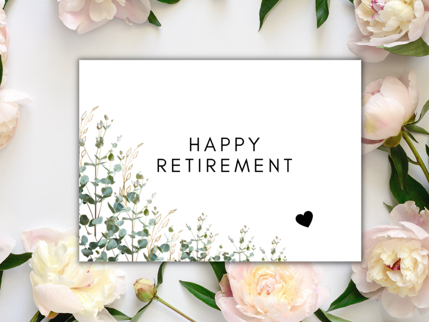 Happy Retirement Party Prosecco Bottle Label