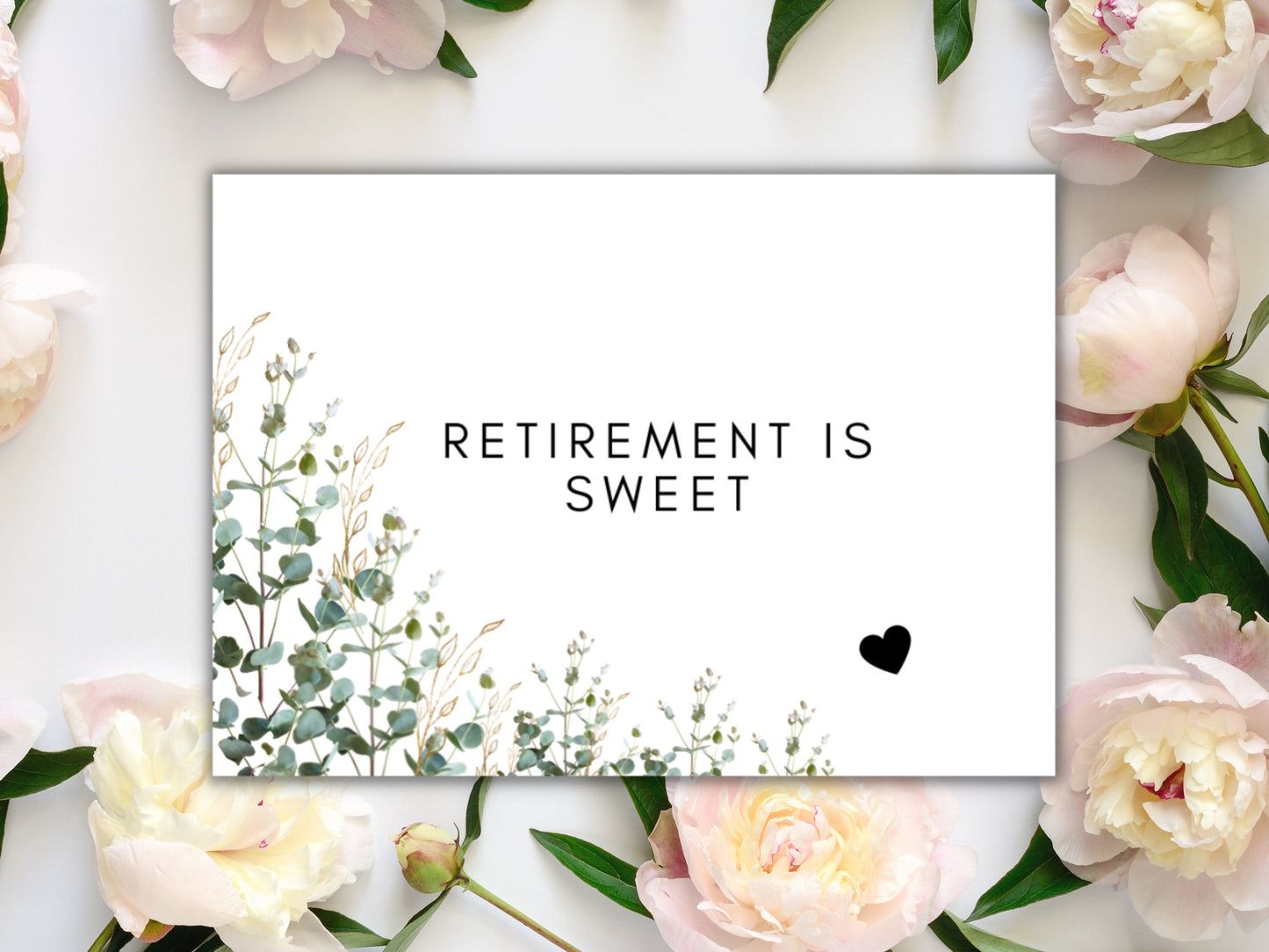 Retirement is Sweet Prosecco Bottle Sticker