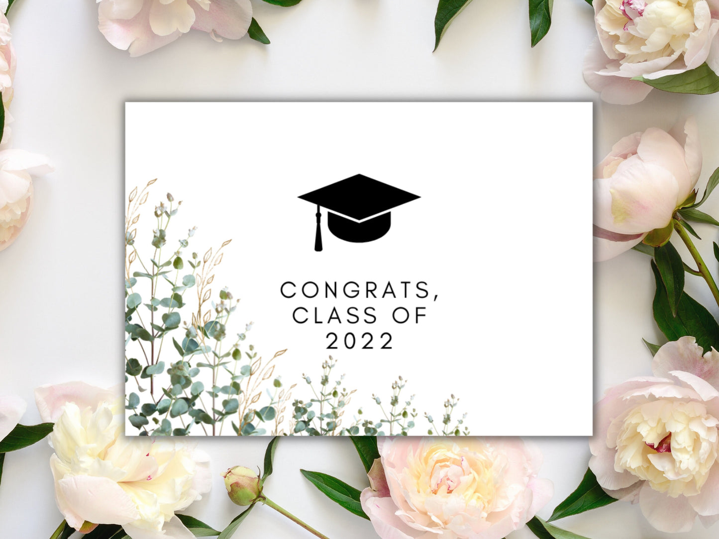 Congrats Class Prosecco Bottle Sticker