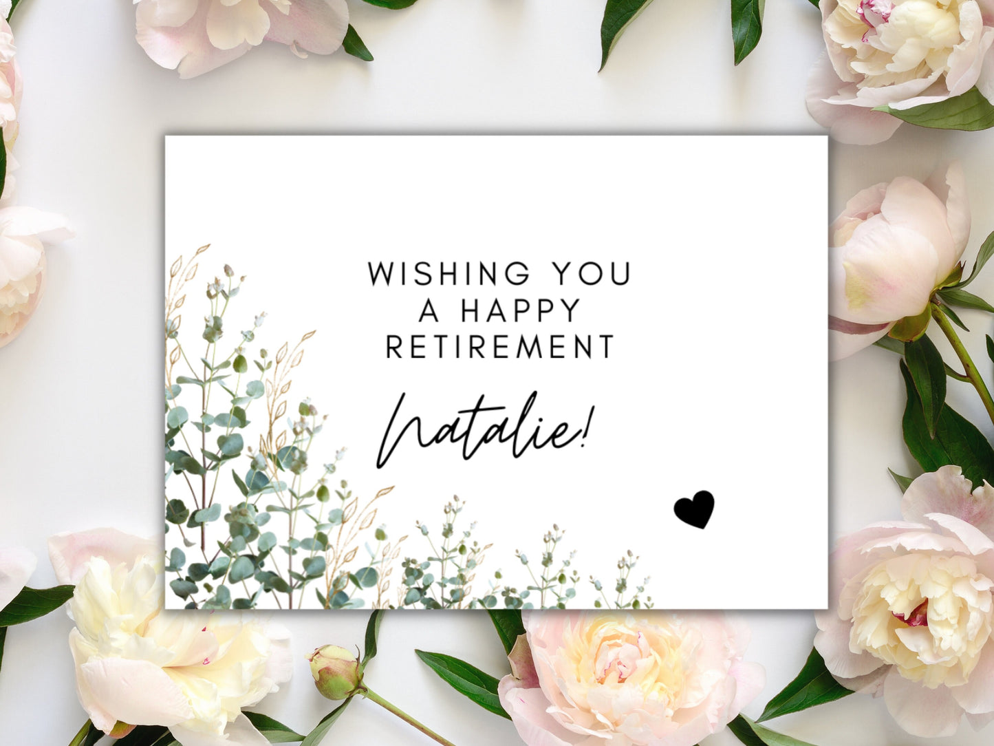 Wishing You a Happy Retirement Prosecco Bottle Sticker