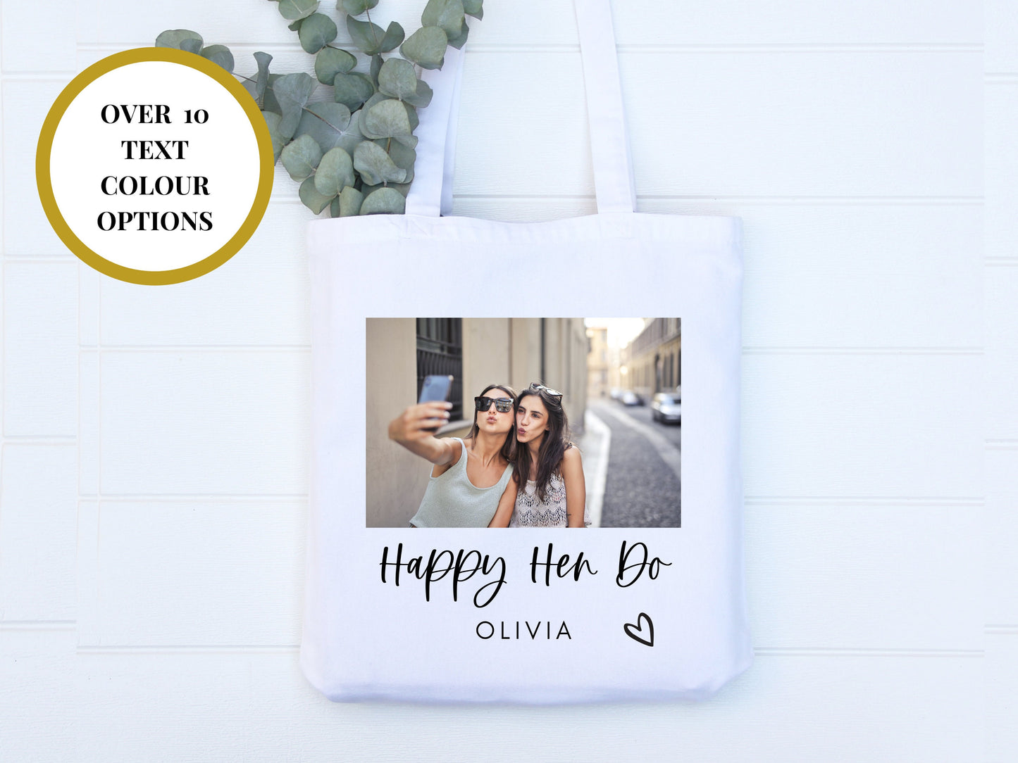 Happy Hen Do Photo Tote Bag