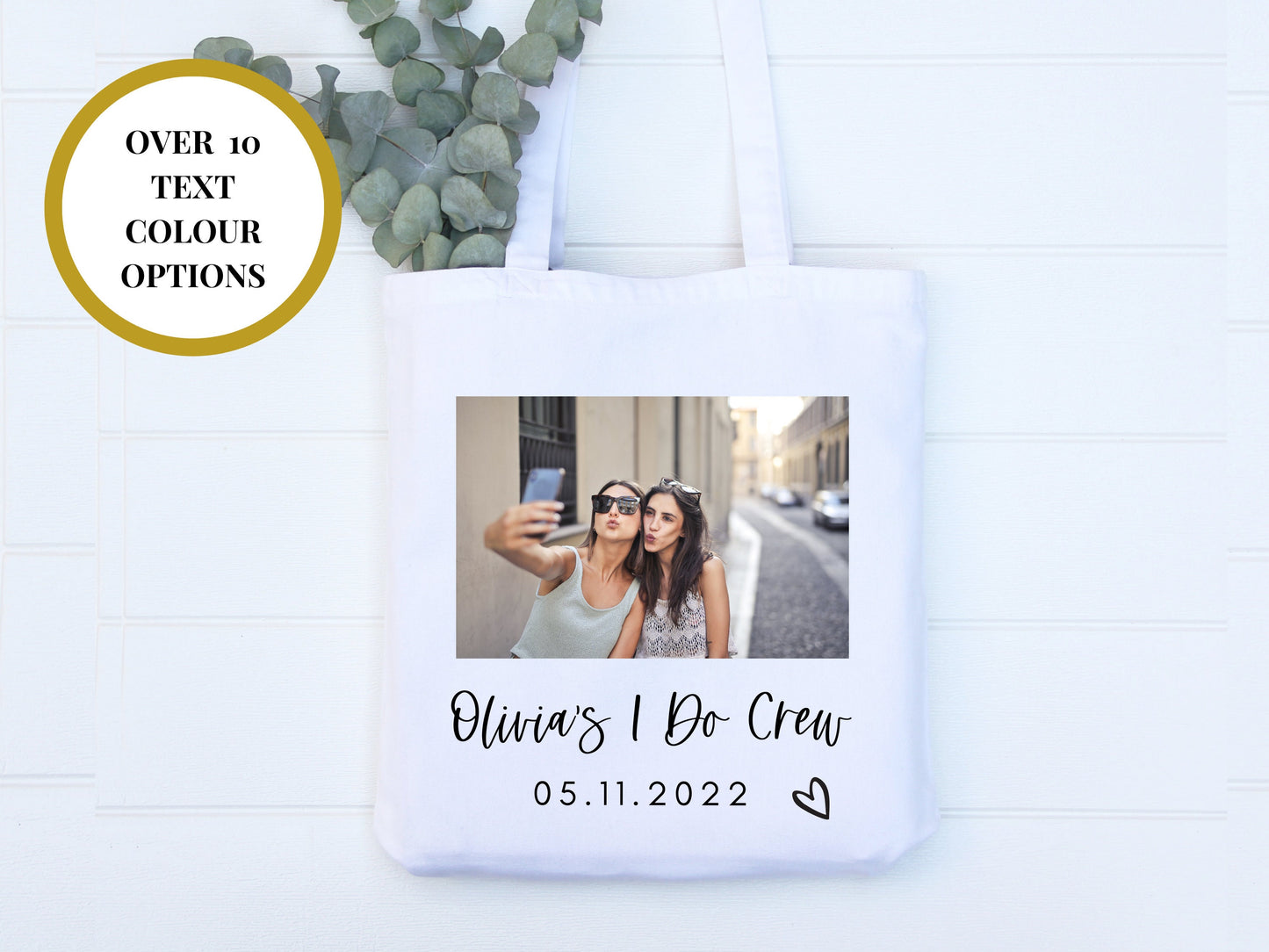 I Do Crew Photo Tote Bag