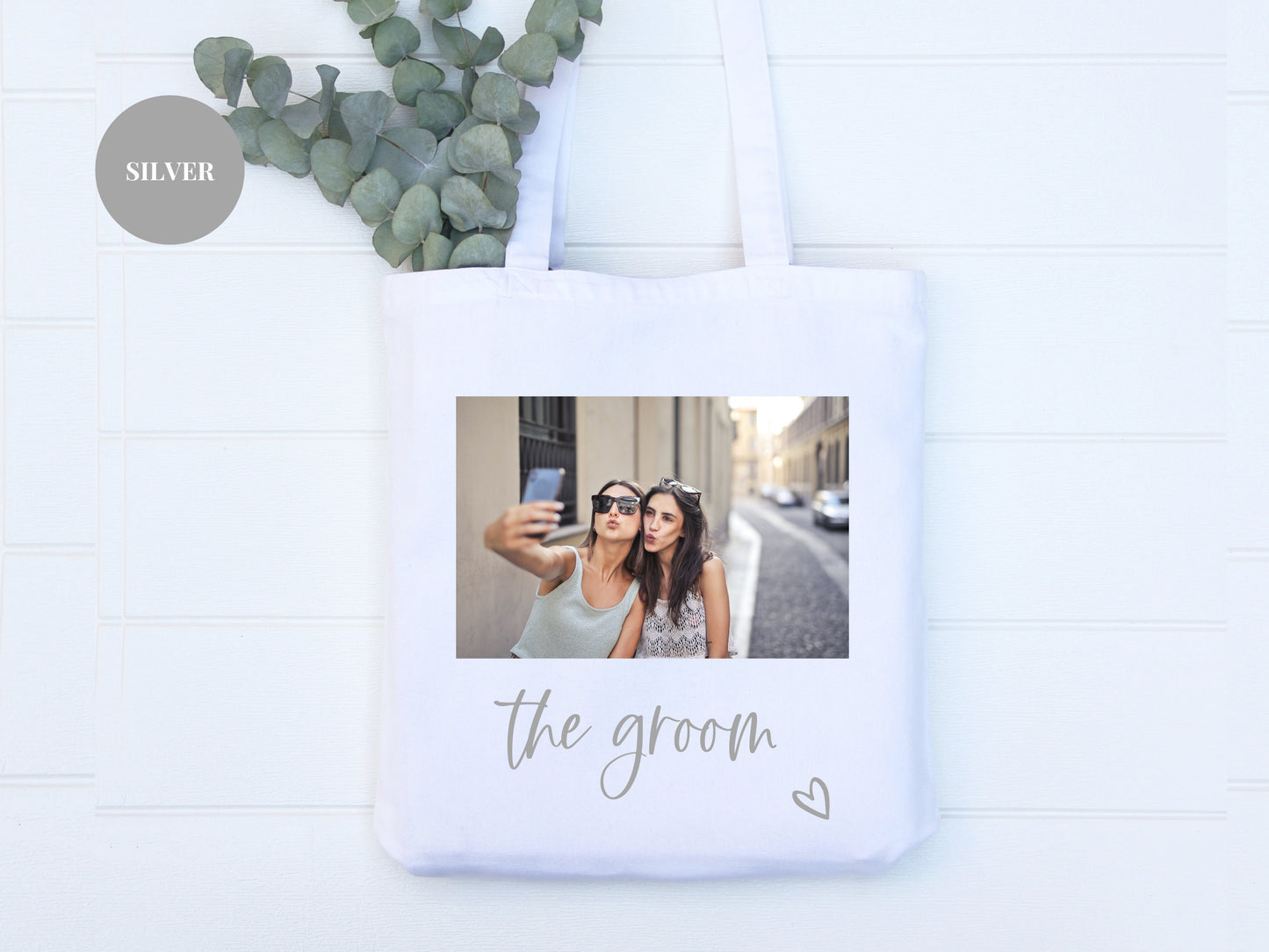 The Groom Photo Tote Bag