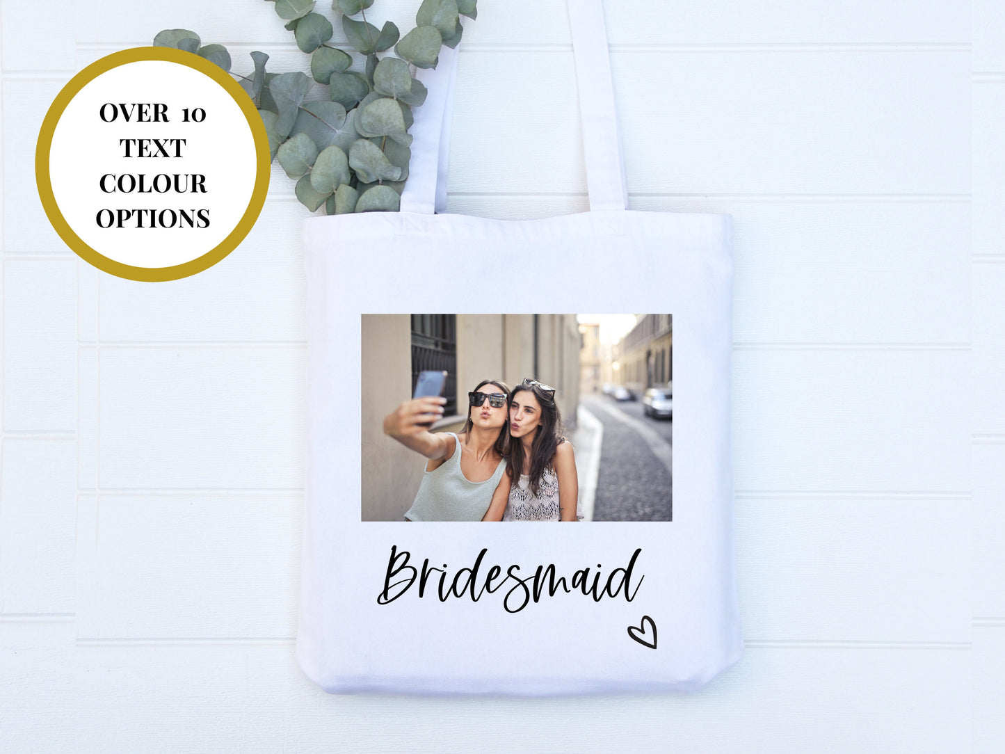 Bridesmaid Photo Tote Bag