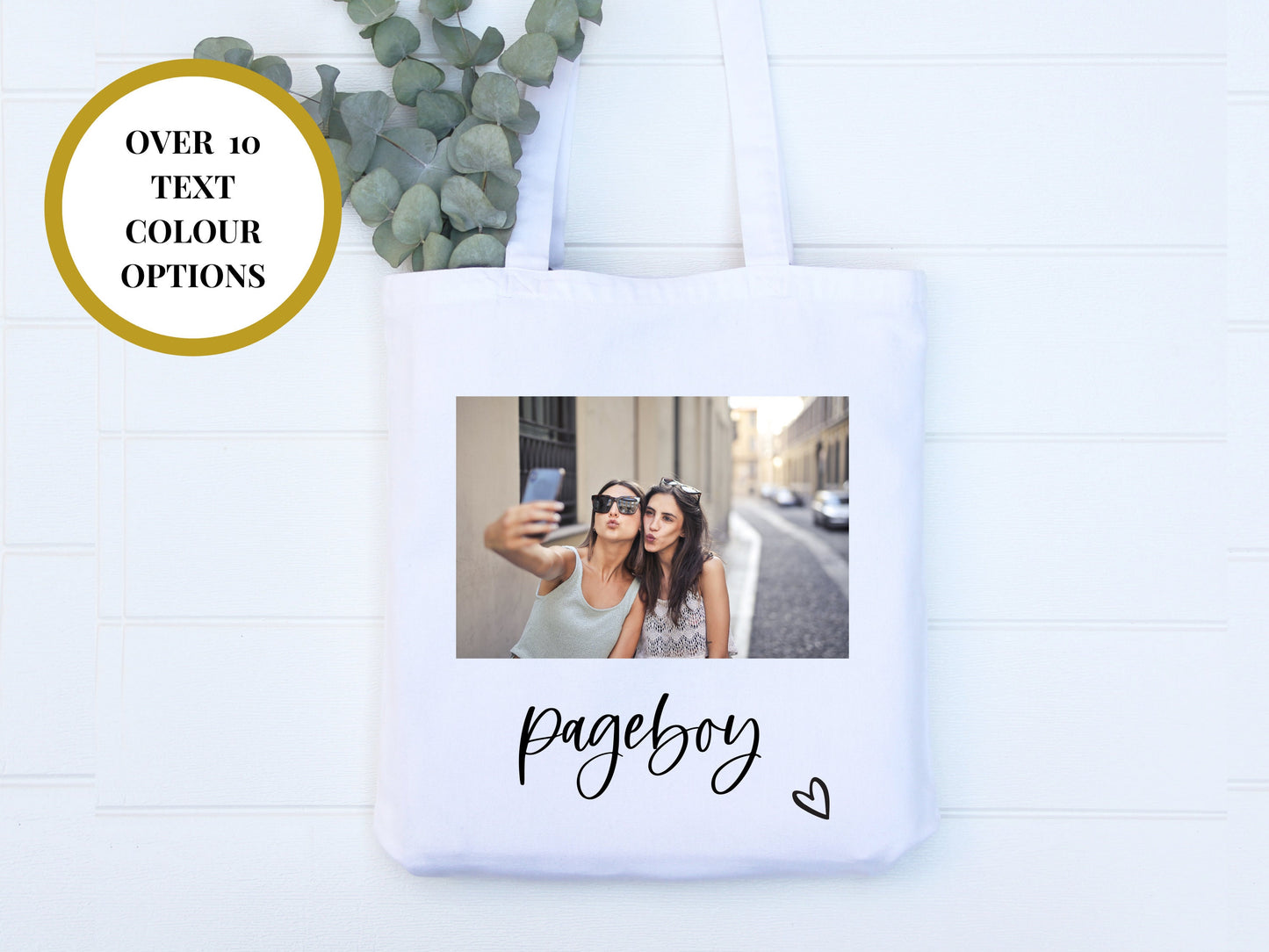 Page Boy Photo Tote Bag