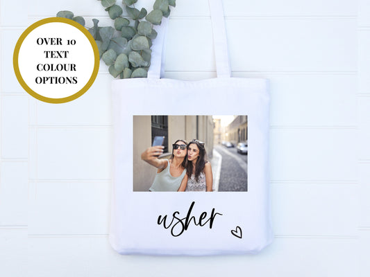 Usher Photo Tote Bag