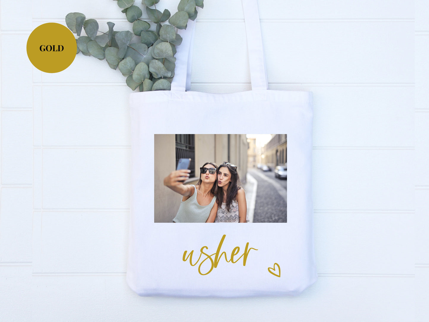 Usher Photo Tote Bag