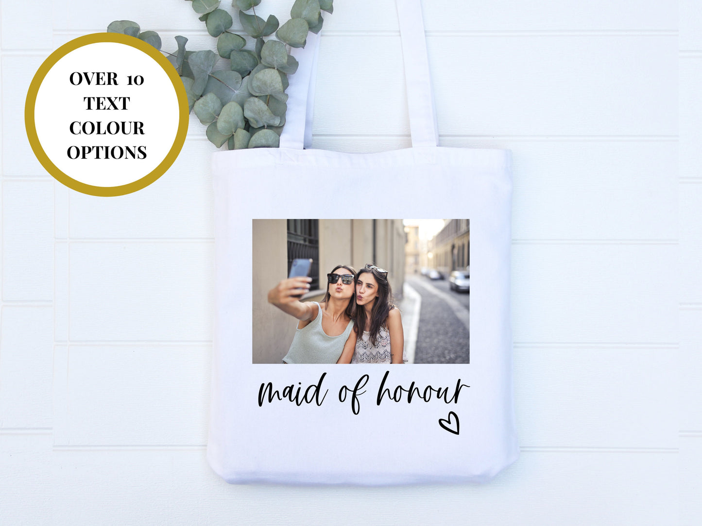 Maid of Honour Photo Tote Bag