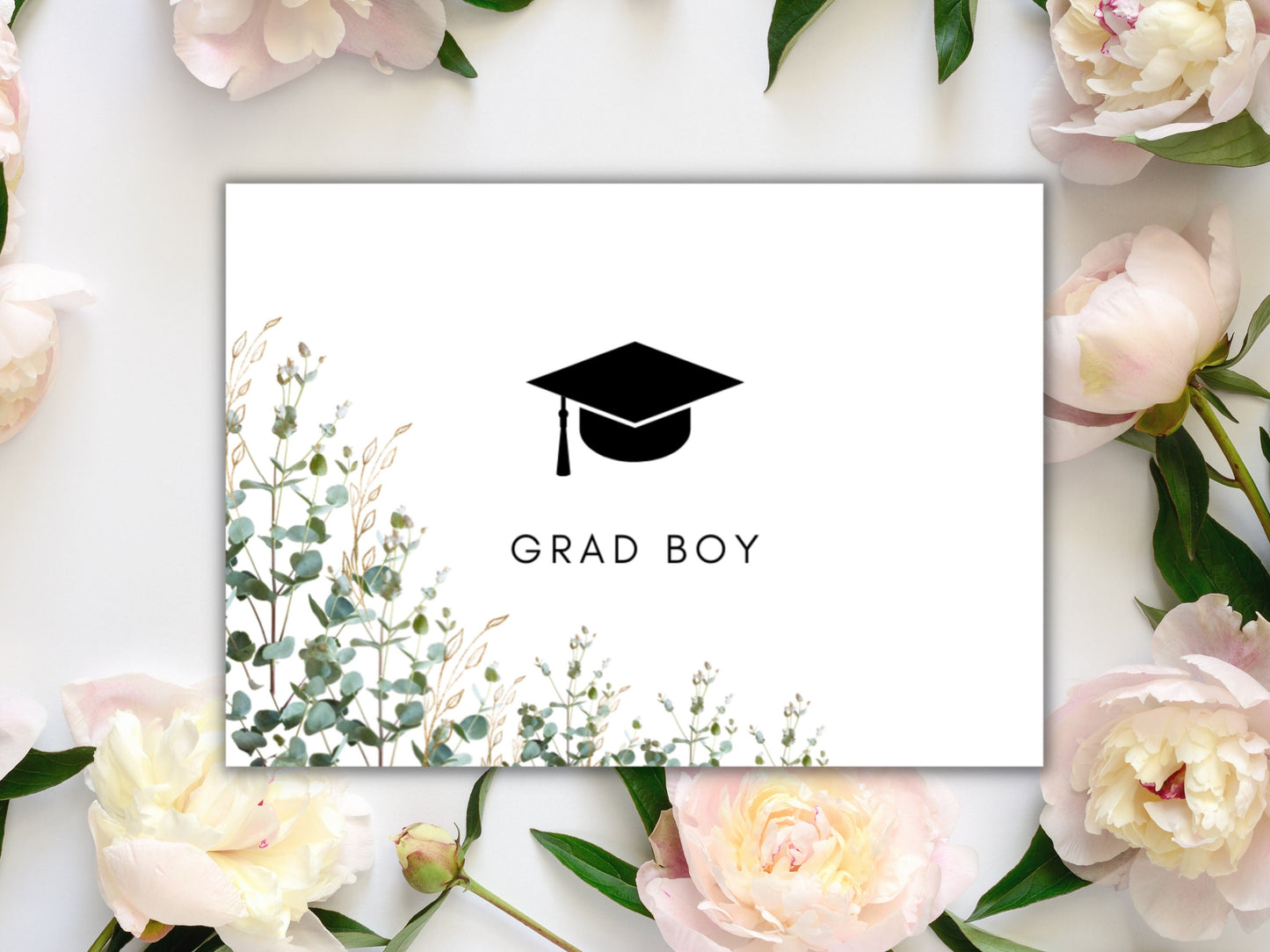 Grad Boy Prosecco Bottle Sticker