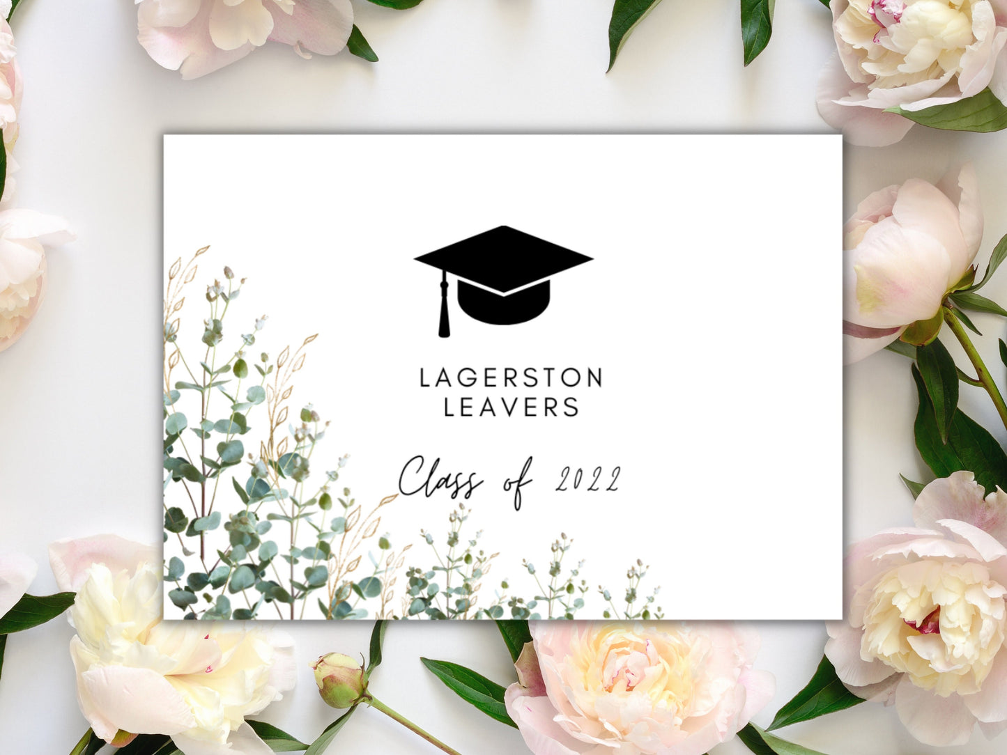 Leavers Graduation Prosecco Bottle Sticker