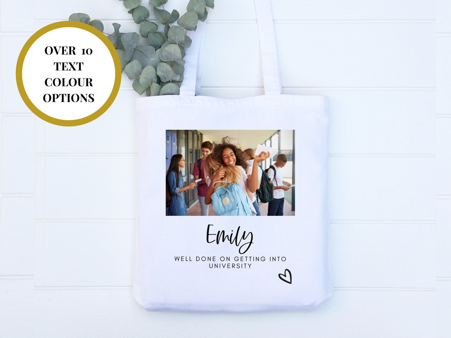 Well Done on Getting Into University Photo Tote Bag