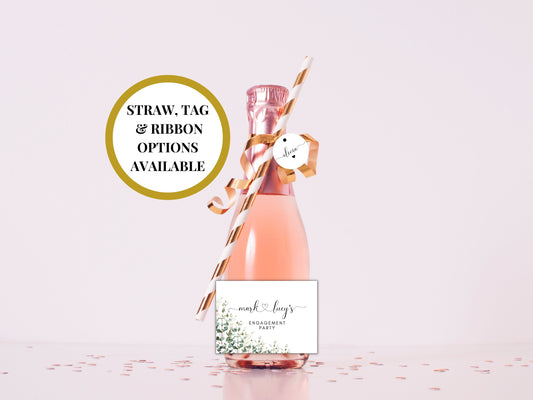 Engagement Party Prosecco Bottle Label