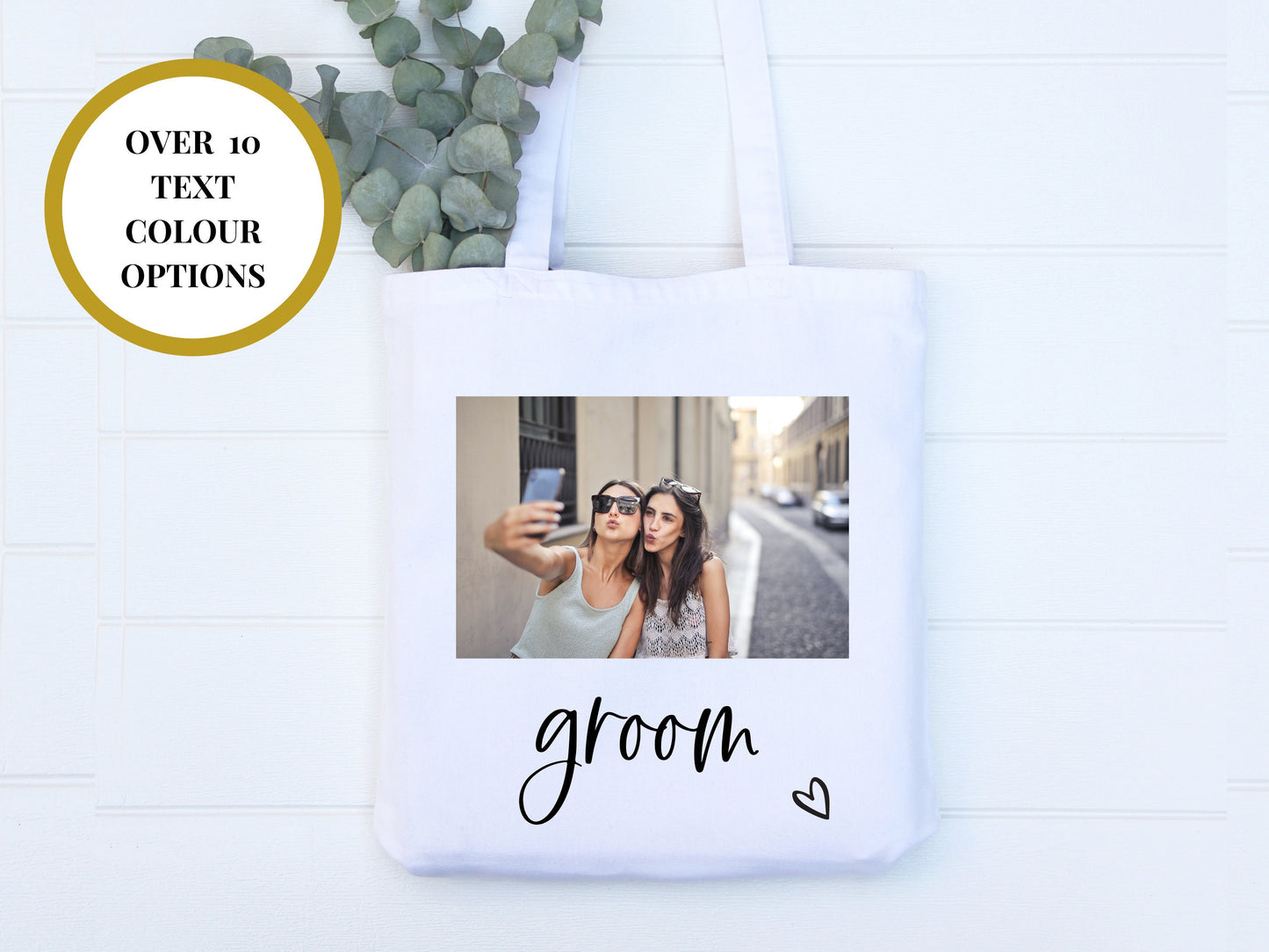 Groom Photo Tote Bag