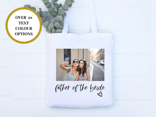 Father of the Bride Photo Tote Bag