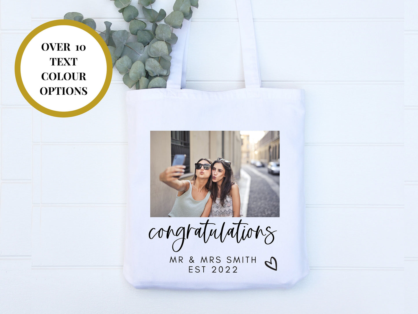 Congratulations Photo Gift Tote Bag