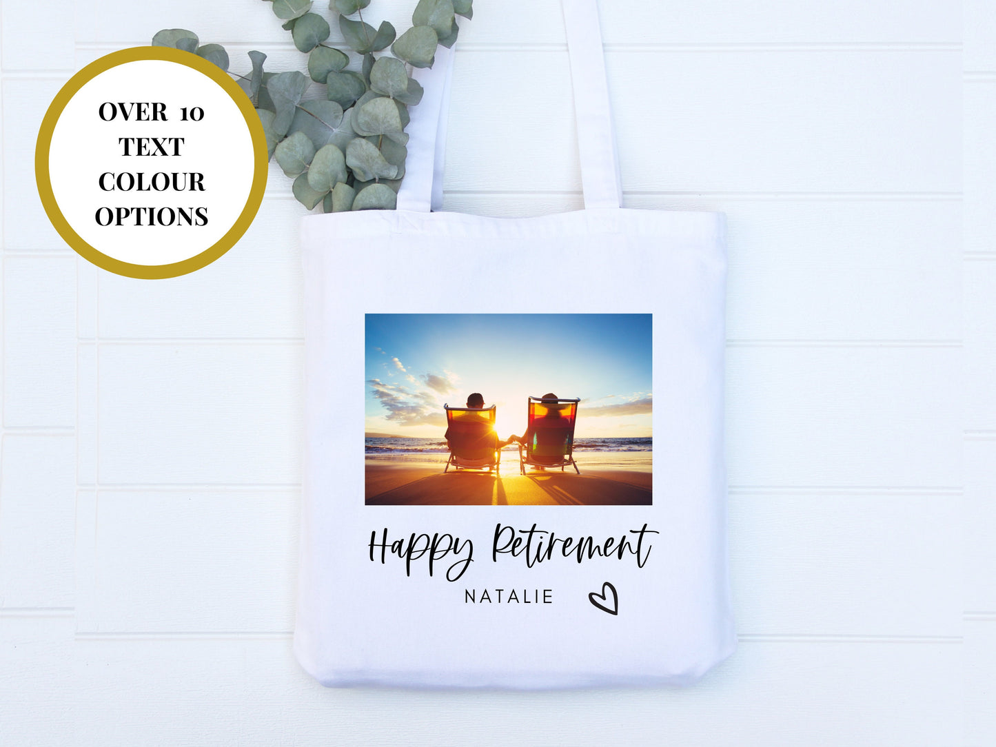 Happy Retirement Photo Tote Bag